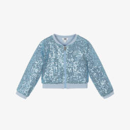 iDO Малыши-Блестящий синий жакет из тюля для девочек | Childrensalon Outlet