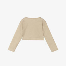 iDO Baby-Girls Shimmering Gold Knit Bolero | Childrensalon Outlet
