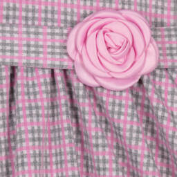 iDO Baby-Girls Short Sleeve Check Dress | Childrensalon Outlet