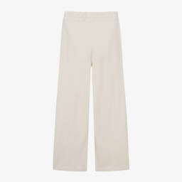iDO Junior-بنطلون واسع للبنات بلون بيج ناعم | Childrensalon Outlet