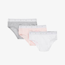 iDO Junior-Girls Soft Cotton Knicker Trio | Childrensalon Outlet