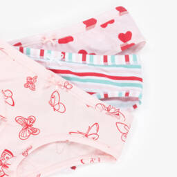iDO Junior-Girls' Soft Pink Cotton Briefs Trio | Childrensalon Outlet