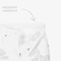 iDO Baby-Girls Sparkling Bow Embellished Jeans | Childrensalon Outlet