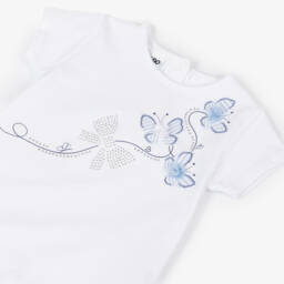 iDO Baby-تي شيرت قطن للبنات بتصميم فراشة متألقة | Childrensalon Outlet