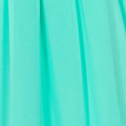 iDO Junior-فستان شيفون لون أخضر تركواز | Childrensalon Outlet