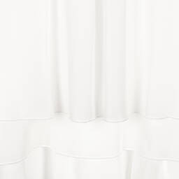 iDO Junior-فستان شيفون لون أبيض | Childrensalon Outlet