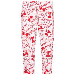 iDO Малыши-Girls White Cotton Leggings | Childrensalon Outlet