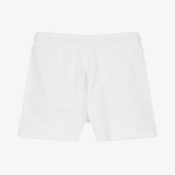 iDO Junior-Girls White Cotton Shorts  | Childrensalon Outlet