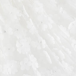 iDO Baby-Girls White Floral Tulle Skirt Set | Childrensalon Outlet