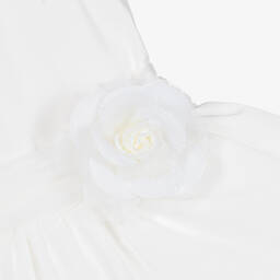 iDO Baby-Girls White Flower Dress | Childrensalon Outlet
