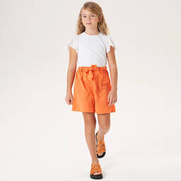 آي دو Junior-بلوز كريب لون أبيض للبنات | Childrensalon Outlet