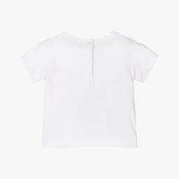 iDO Baby-Girls White Sequin Mermaid Tee | Childrensalon Outlet