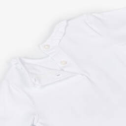 iDO Baby-تيشيرت أبيض للبنات بتصميم دمية دب | Childrensalon Outlet