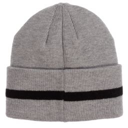 iDO Малыши-Grey Cotton Blend Knitted Hat  | Childrensalon Outlet