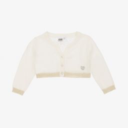 iDO Малыши-Ivory Bolero Baby Cardigan | Childrensalon Outlet