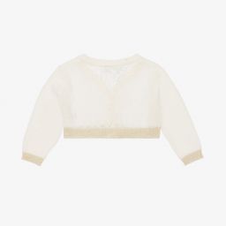 iDO Малыши-Ivory Bolero Baby Cardigan | Childrensalon Outlet