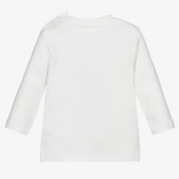 iDO Mini-Ivory Cotton Baby Top | Childrensalon Outlet