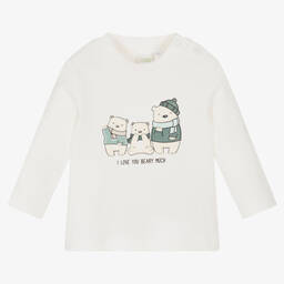 iDO Мини- Ivory Cotton Baby Top | Childrensalon Outlet