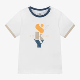 iDO Малыши-Футболка из чистого хлопка для маленьких джентльменов | Childrensalon Outlet