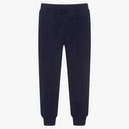 iDO Junior-Navy Blue Cuffed Joggers | Childrensalon Outlet