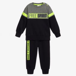 iDO Малыши-Navy Blue & Grey Tracksuit | Childrensalon Outlet