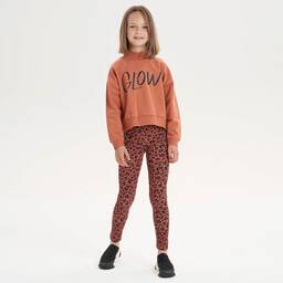 iDO Для младших-Оранжевый топ и легинсы | Childrensalon Outlet