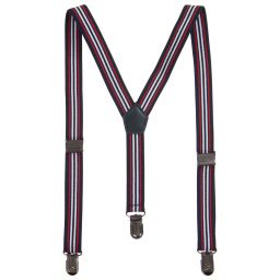 آي دو Junior-حمّالات إيلاسيتك ستريتش لون كحلي وأحمر للأولاد | Childrensalon Outlet