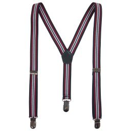 آي دو Junior-حمّالات إيلاسيتك ستريتش لون كحلي وأحمر للأولاد | Childrensalon Outlet