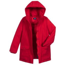 iDO Junior-Teen Red Parka Coat | Childrensalon Outlet