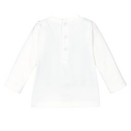 iDO Мини-White & Blue Cotton Baby Top | Childrensalon Outlet