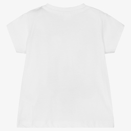 iDO Мини-White Cotton Baby T-Shirt | Childrensalon Outlet