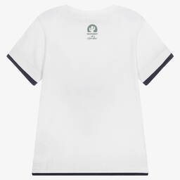 iDO Baby-White Cotton Cactus T-Shirt | Childrensalon Outlet