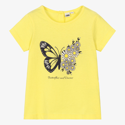 iDO Baby Yellow Butterfly T Shirt Childrensalon Outlet