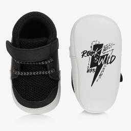 IKKS-Baby Boys Grey Pre-Walker Trainers | Childrensalon Outlet