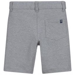 IKKS-Blue & White Jersey Shorts | Childrensalon Outlet