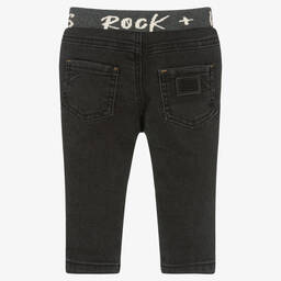 آي كيه كيه إس-Boys Black Denim Jeans | Childrensalon Outlet