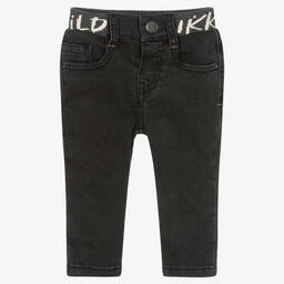 آي كيه كيه إس-Boys Black Denim Jeans | Childrensalon Outlet