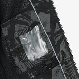 IKKS-Boys Black & Grey Reflective Jacket | Childrensalon Outlet