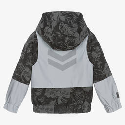 IKKS-Boys Black & Grey Reflective Jacket | Childrensalon Outlet