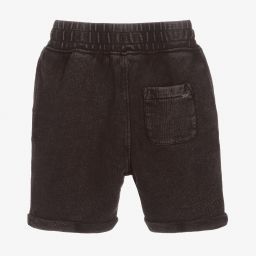 IKKS-Boys Black Jersey Shorts | Childrensalon Outlet