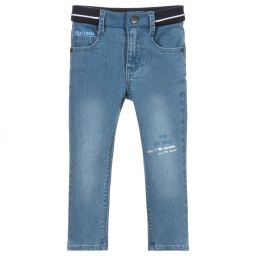 IKKS-Boys Blue Denim Jeans | Childrensalon Outlet