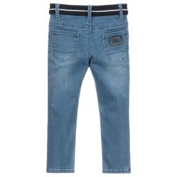 IKKS-Boys Blue Denim Jeans | Childrensalon Outlet