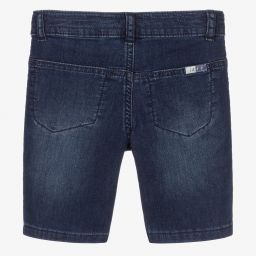 IKKS-Boys Blue Denim Shorts | Childrensalon Outlet