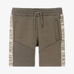 آي كيه كيه إس-Boys Green Jersey Shorts | Childrensalon Outlet