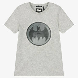 IKKS-Boys Grey Batman Cotton T-Shirt | Childrensalon Outlet