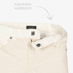 IKKS-Boys Ivory Denim Shorts | Childrensalon Outlet