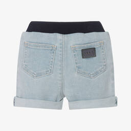 IKKS-Boys Light Blue Denim Shorts | Childrensalon Outlet