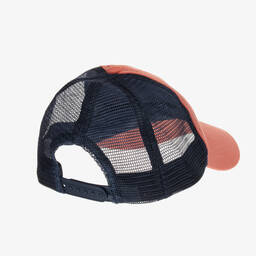 IKKS-Boys Orange & Blue Logo Cap | Childrensalon Outlet