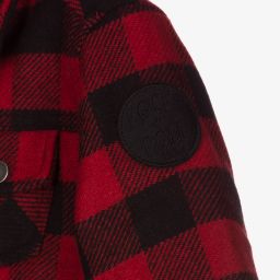 IKKS-Boys Red Check Jacket | Childrensalon Outlet