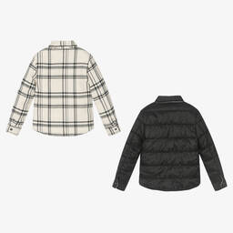 IKKS-Boys Reversible Padded Jacket | Childrensalon Outlet